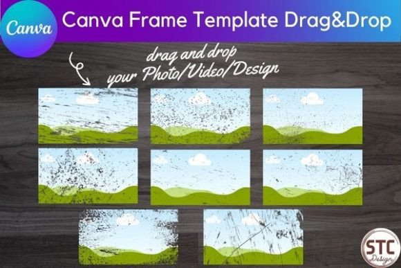 Bleach Effect Canva Frames: Create Edgy Designs Fast