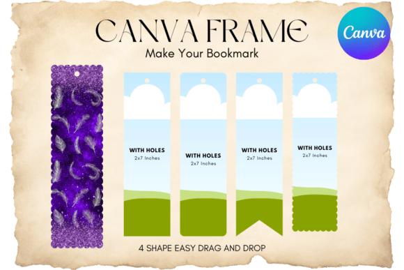 Bookmark Canva Frame Template Add Photo: Your Digital Design Shortcut