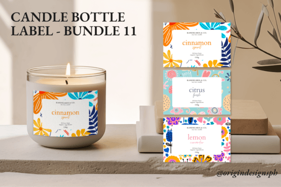 Canva Candle Label Template 11: Elevate Your Product Line