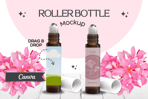 Effortless Product Photos with the Roller Bottle 10ml Canva Mockup