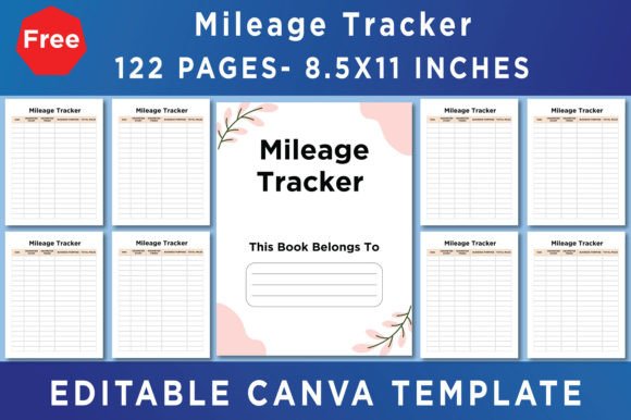 Mileage Tracker Canva Template: Simplify Your Business Logs