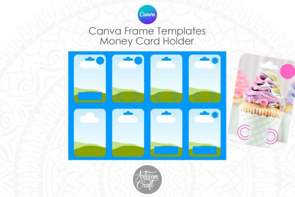 Money Holder Card Canva Frames: A Digital Asset for Instant Gifting