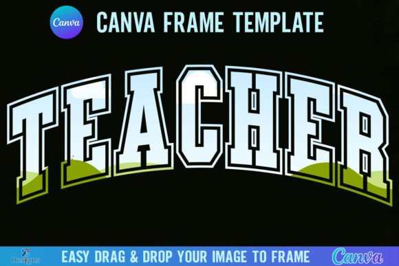 Teacher Varsity Canva Template Frame: Design Guide