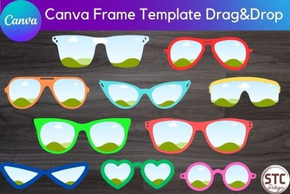 Unleash Creativity: Your Sunglasses Canva Frame Template Bundle Guide