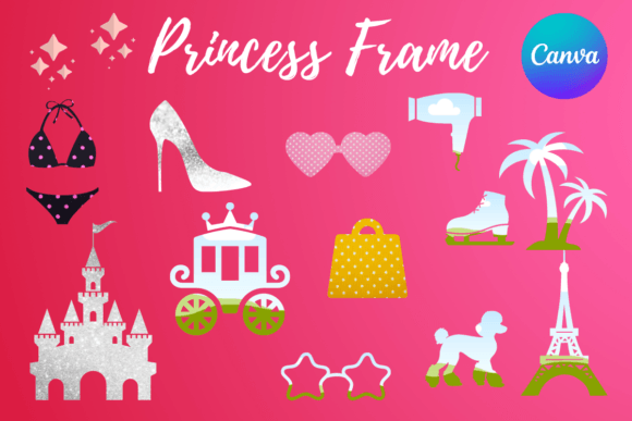 Unleash Your Inner Royalty: The Princess Canva Frame Template