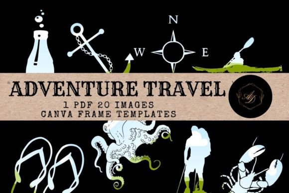 Vacation Travel Adventure Canva Frames: Capture Your Journey